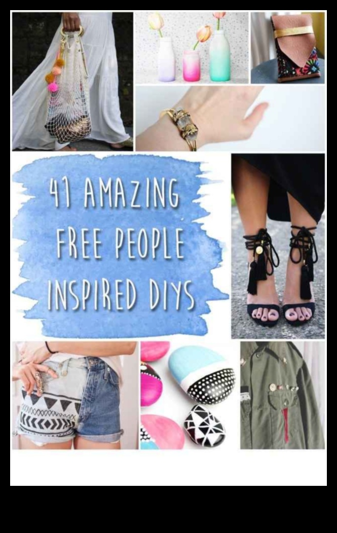 DIY apģērbi un aksesuāri, iedvesmojoties no mākslinieciskām kolāžām