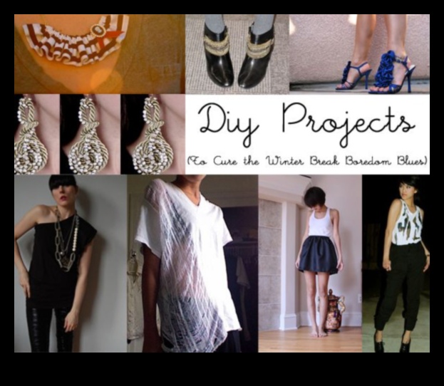 DIY apģērbi un aksesuāri, iedvesmojoties no mākslinieciskām kolāžām