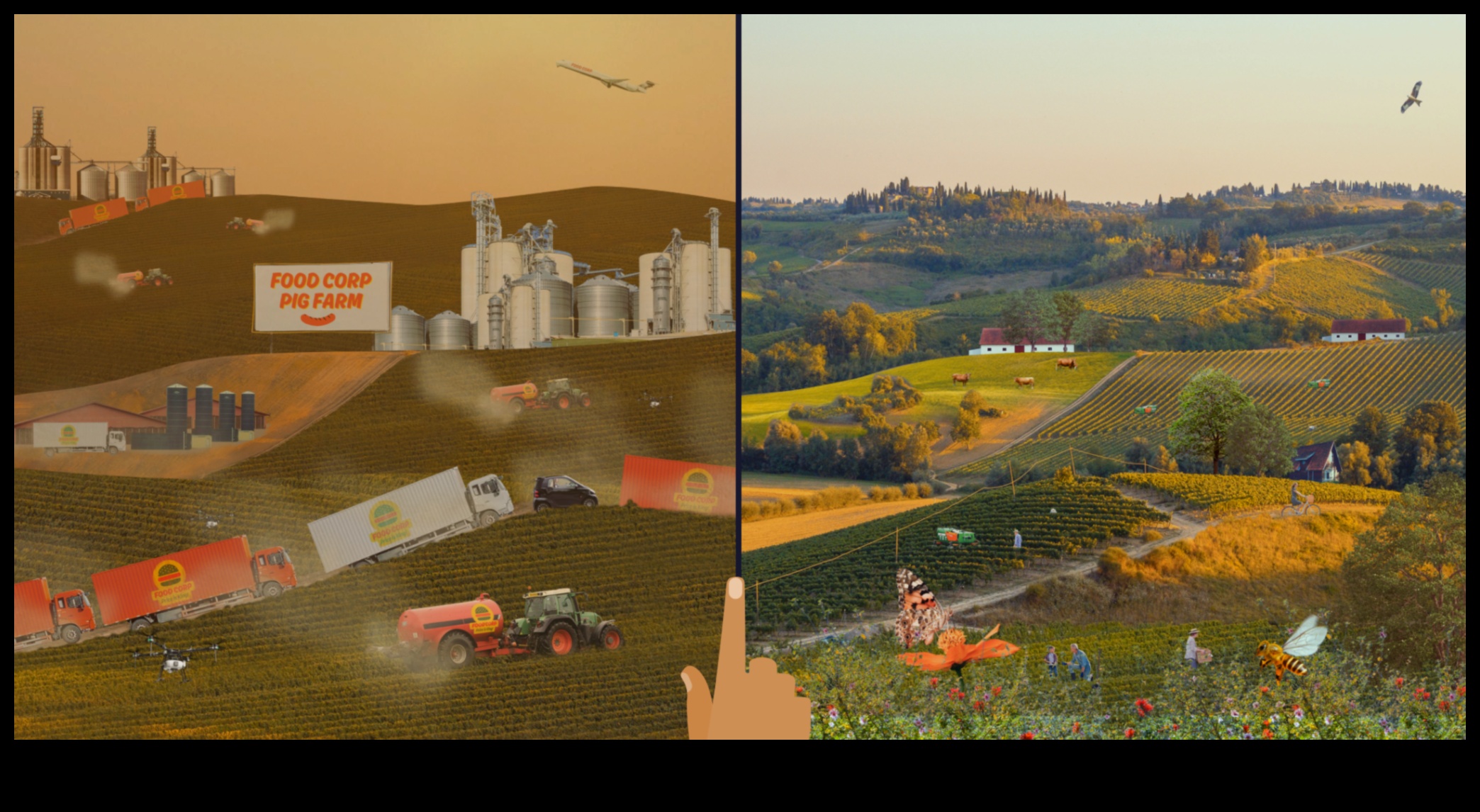 Ražas novākšana: lauksaimniecības zeme un labības lauki visā pasaulē