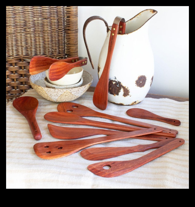 Koka virtuves piederumu meistarklase: funkcionālu kulinārijas rīku izgatavošana