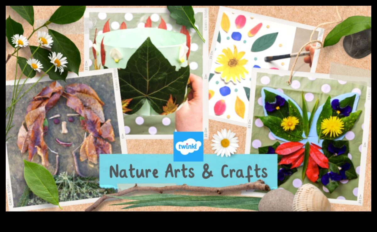 Dabas iedvesmoti rokdarbi bērniem: radoši izpētiet brīvā dabā