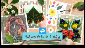 Dabas iedvesmoti rokdarbi bērniem: radoši izpētiet brīvā dabā