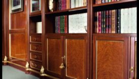 Koks grāmatu skapīši Mūžīga vintage 1 Koka grāmatplauktu skaistules: DIY projekti literārajām izstādēm