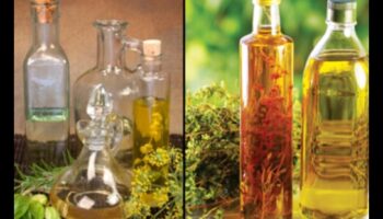 Kulinārijas izstrādājumi ar uzlietām eļļām un etiķiem: pacilājošas garšas